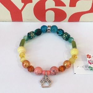 Chavez for Charity Dog Charm Bracelet, NWT